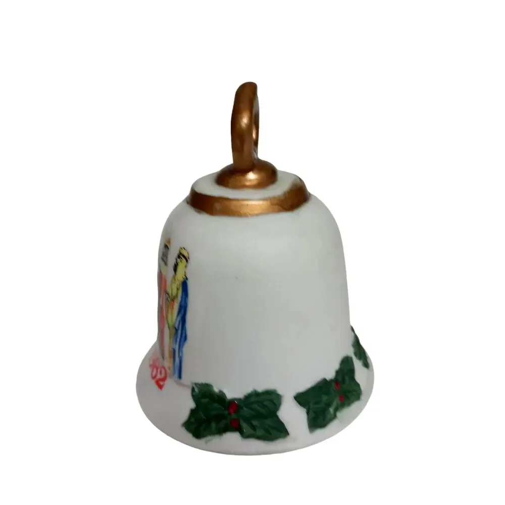 👸🏾🫅🏾🤴🏾1982 Christmas Bell 🔔Ornament Wise Men Nativity Decor Nostalgic